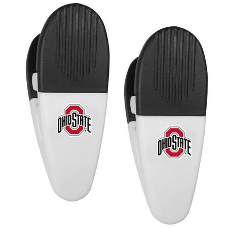 SISKIYOUSPORTS Siskiyou 5460386180 NCAA Ohio State Buckeyes Chip Clips - Pack of 2 5460386180